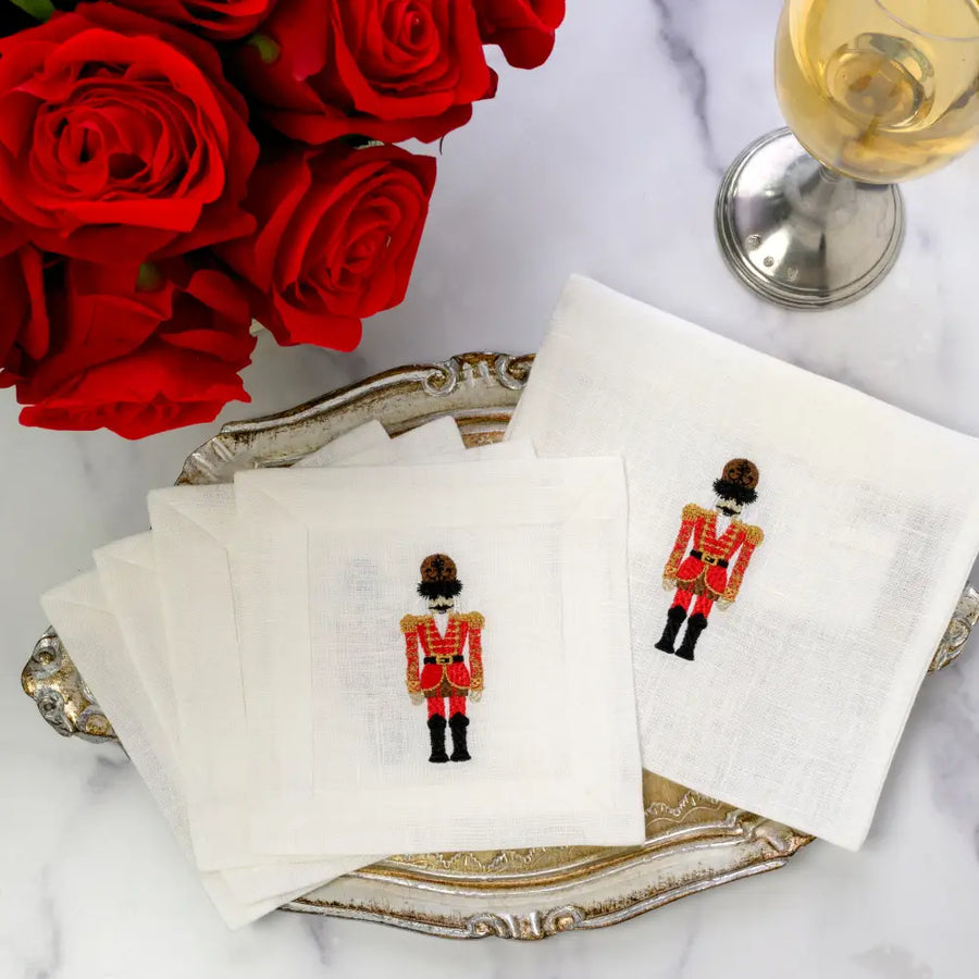 Nutcracker Cocktail Napkin Set of 4
