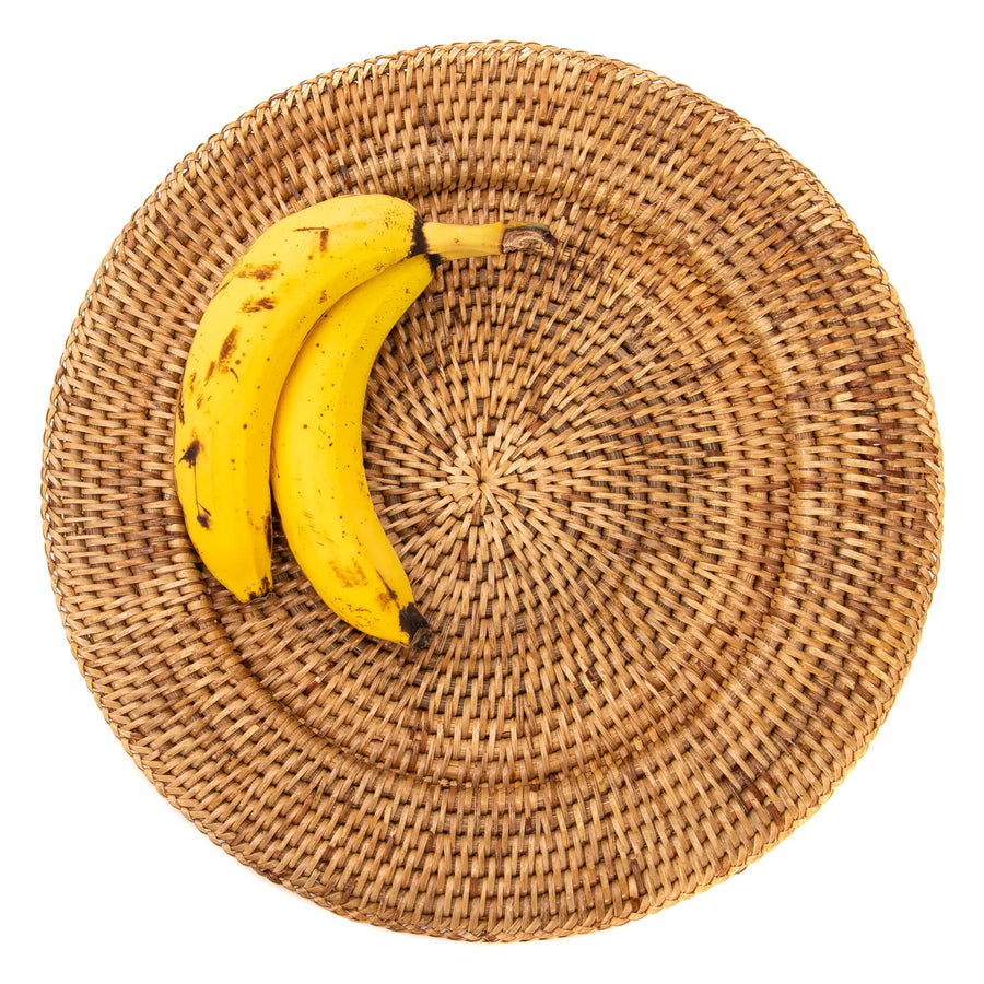 Rattan Solid Weave Charger