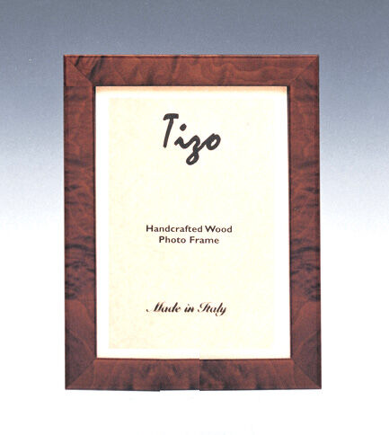 Burl Italian Wood Picture Frame 8x10