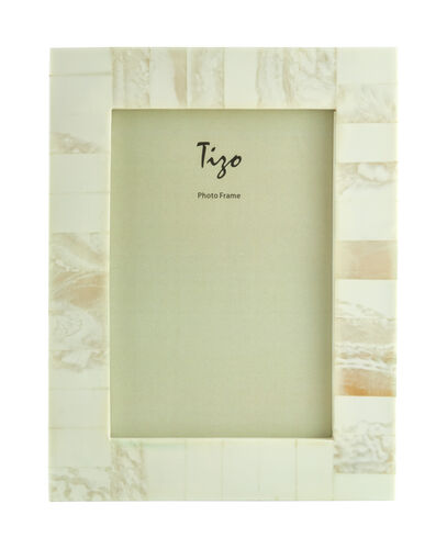Bone Block Picture Frame 5x7