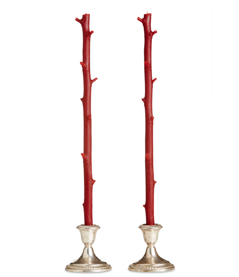 Stick Candles Hickory / Pair