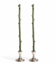 Stick Candles Hickory / Pair
