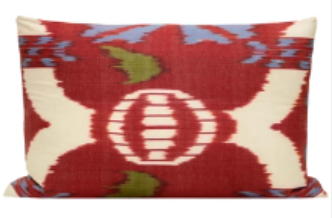 Silk Ikat II: 12" x 18"