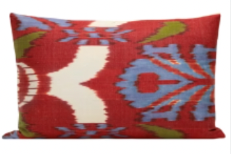 Silk Ikat II: 12" x 18"