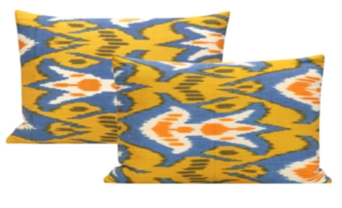 Silk Ikat VI: 12"x18"