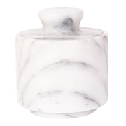 Marble Salt Cellar w/Lid