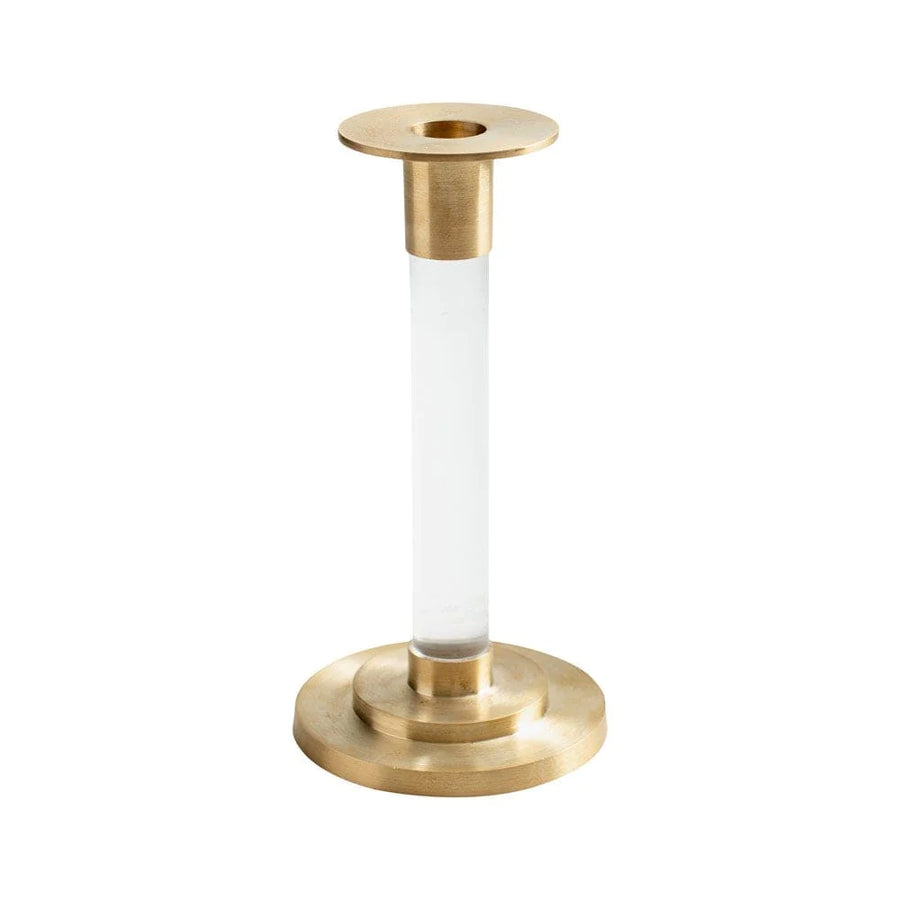 Candlestick Resin/Brass