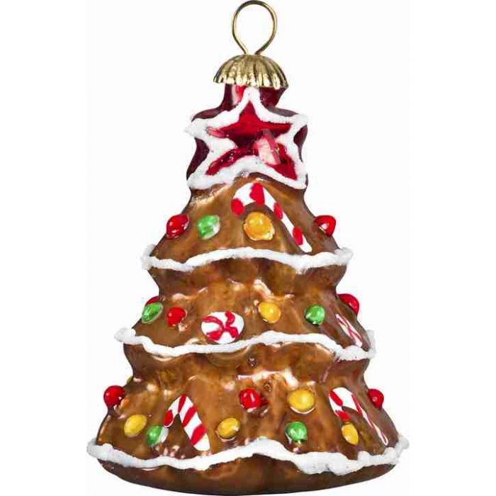 Christmas Tree Pendant - Gingerbread
