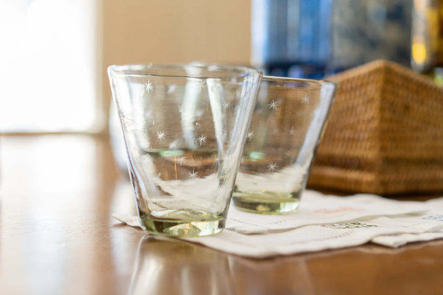 Starry Night Triple Threat Glasses Set/4