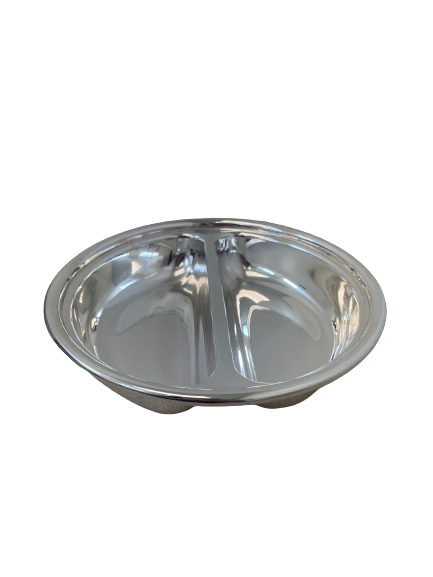 Hôtel Silver Round Divided Dish