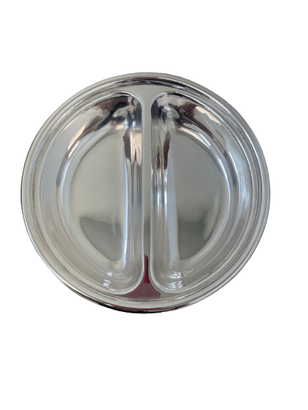 Hôtel Silver Round Divided Dish