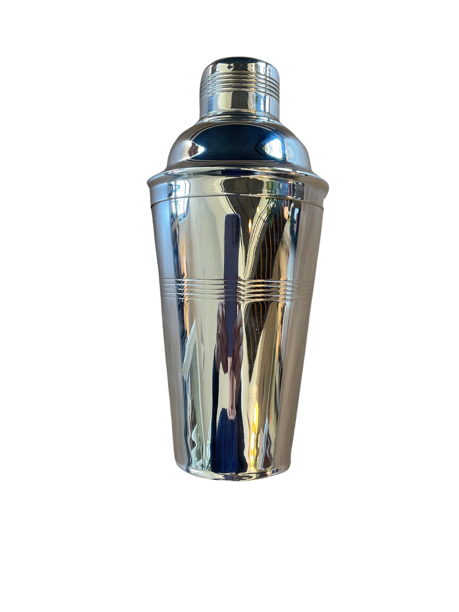 Hôtel Silver Ribbed Cocktail Shaker
