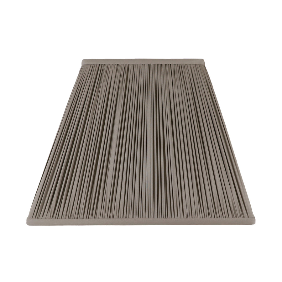 Brindle Square Shirred Silk Shade
