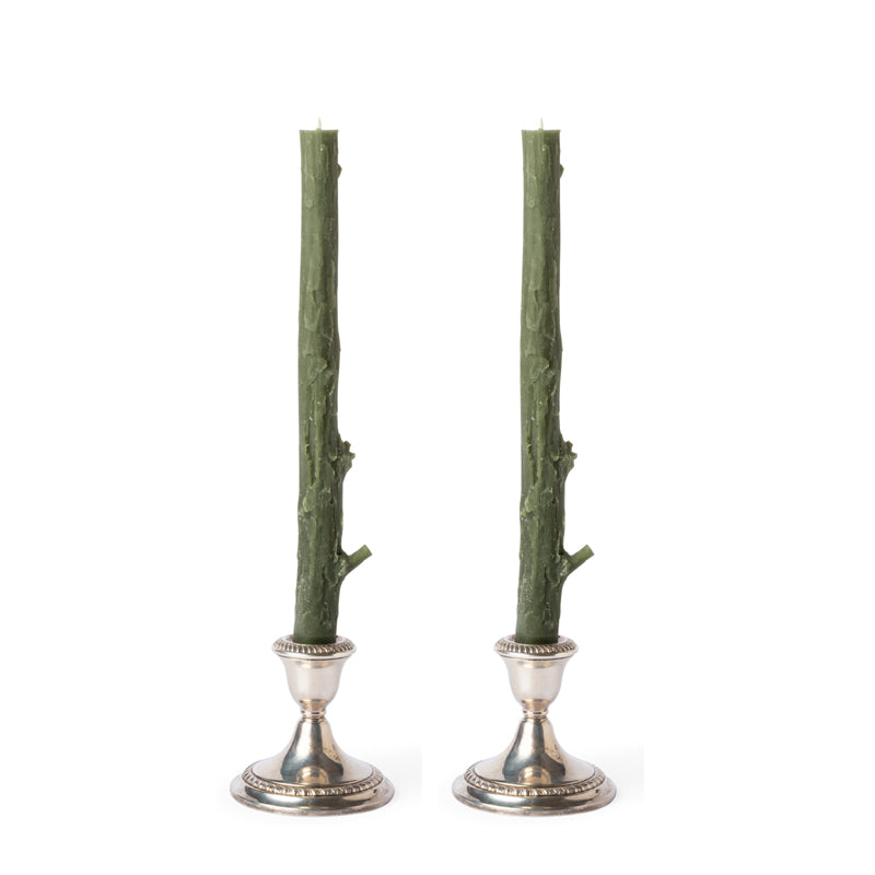 Stick Candles Cedar / Pair
