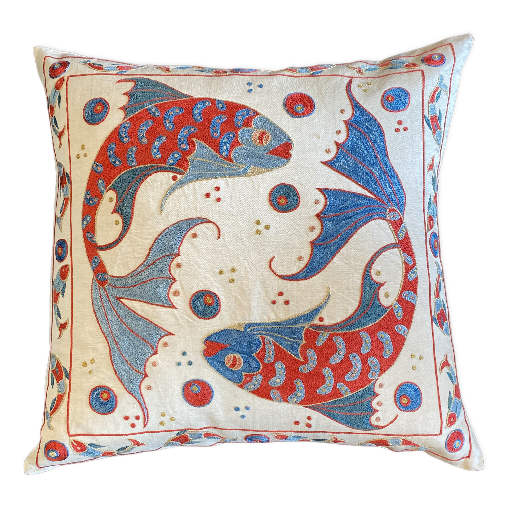 Embroidered Pillow 20"X20"