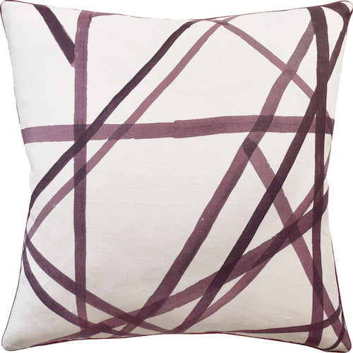 Channels Pillow in Plum