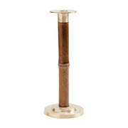 Medium Brown Bamboo Candlestick