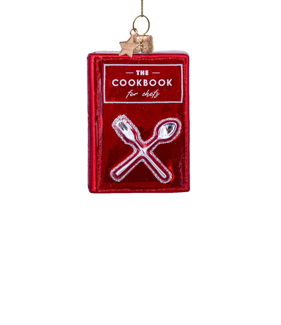 Red Cookbook Ornament