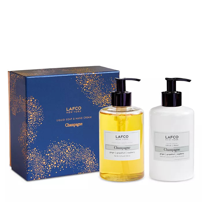 Champagne Liquid Soap & Hand Cream Holiday Set