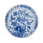 Blue and White Decorative Plate