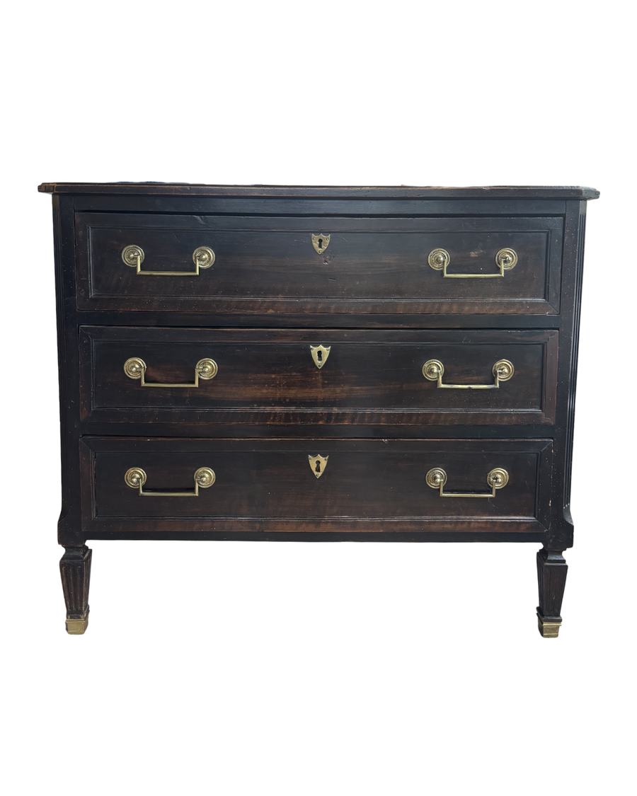 Antique Three Drawer Chest