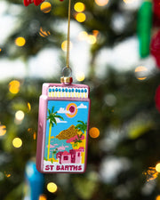Matchbook Ornament - St. Barths