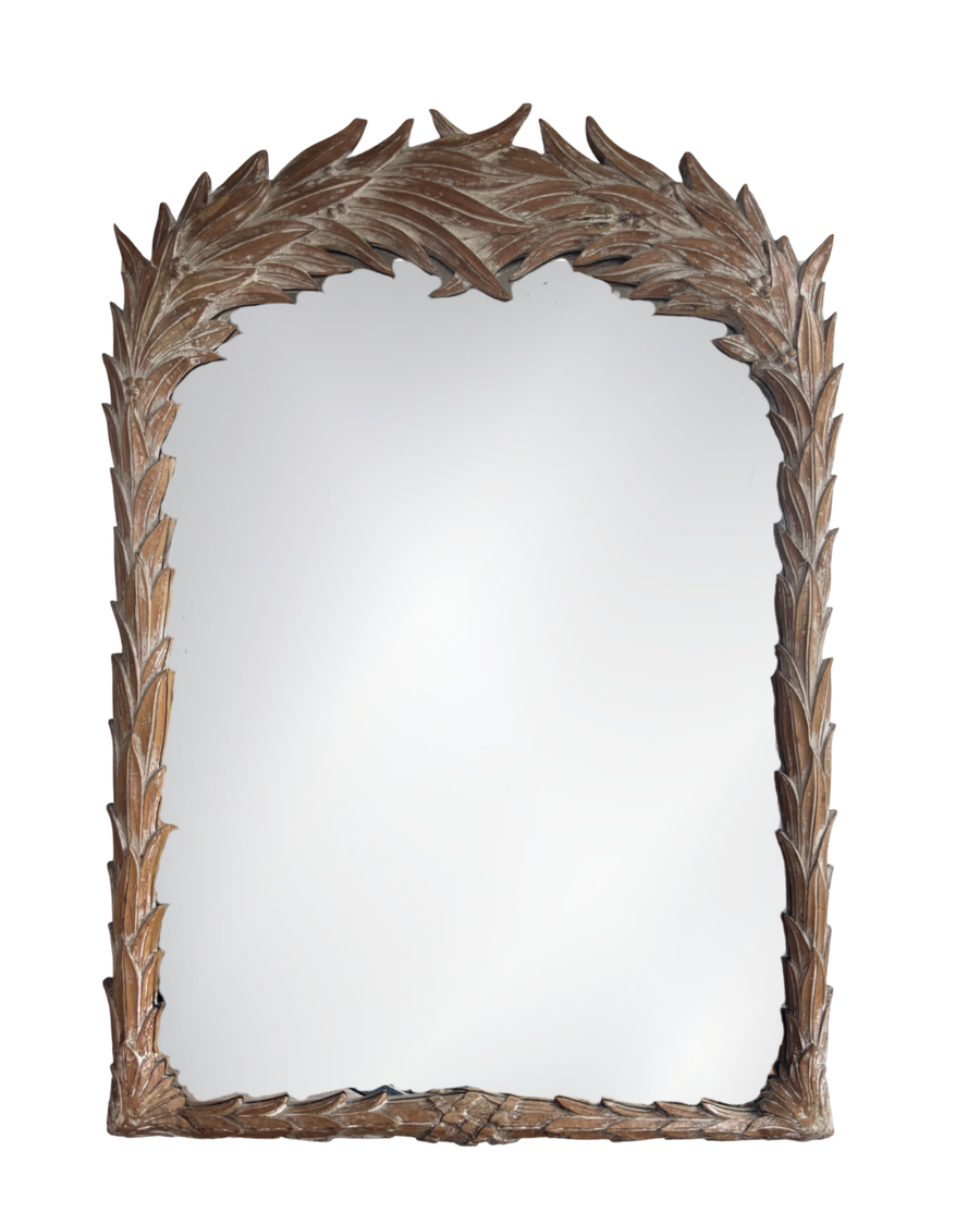 Wooden Hand Carved Mirror