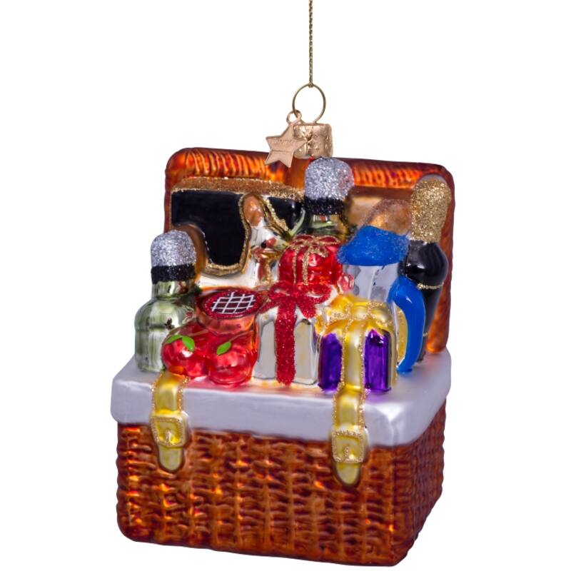 Hamper w/Gifts Ornament