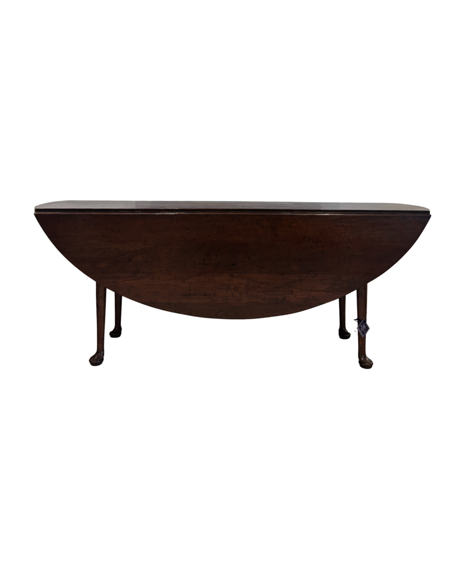 Large English Oak Drop-leaf Table