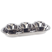 Silver Plate 3-D Horseshoe 4 Pc Serving Set