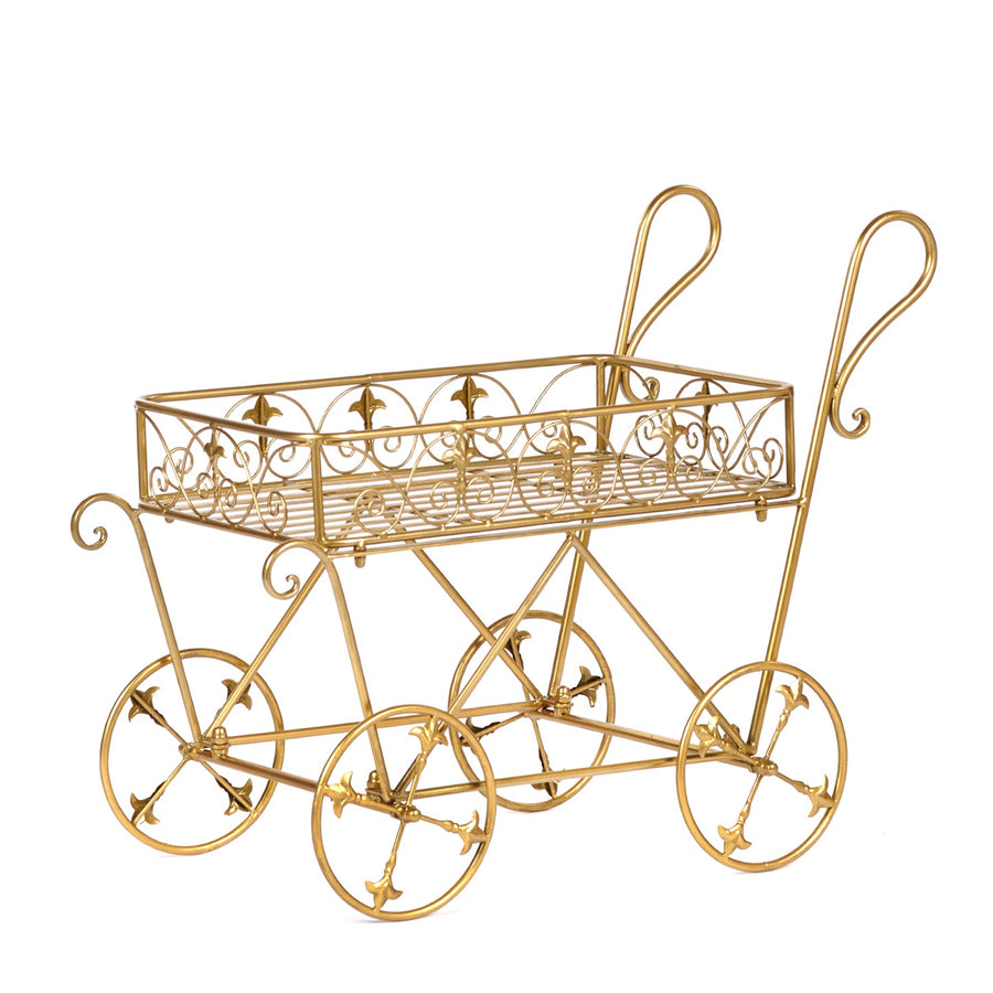 Gold Flower Shop Cart