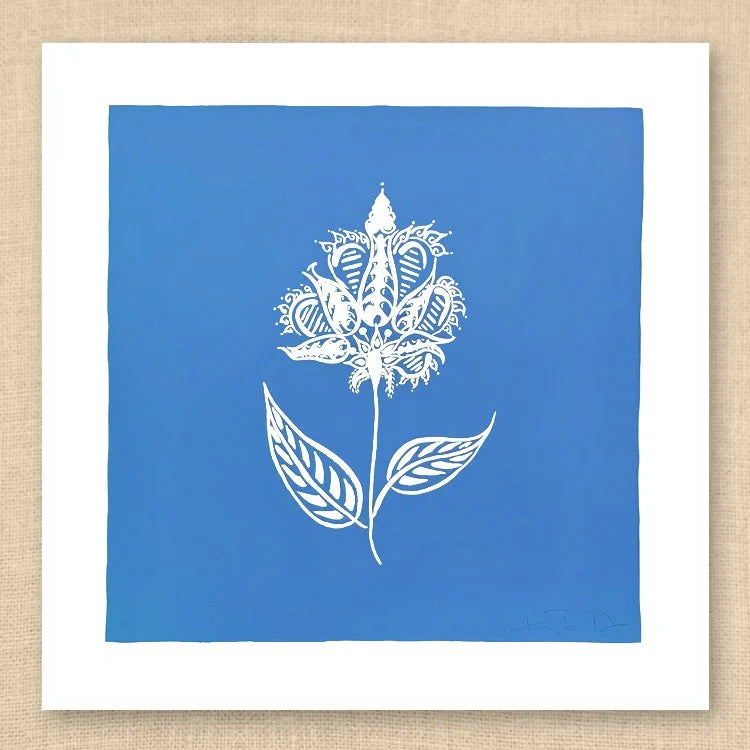 Blue Bengal Botanical #2