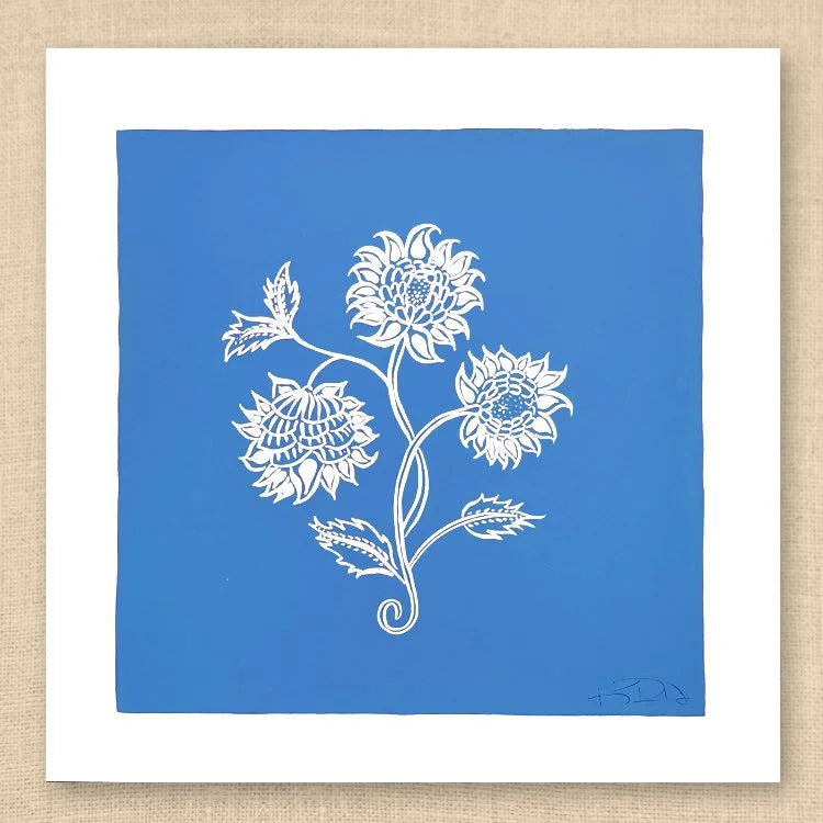 Blue Bengal Botanical #4