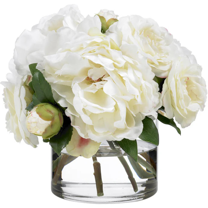 Coco Chanel Camellia and Peony Bouquet