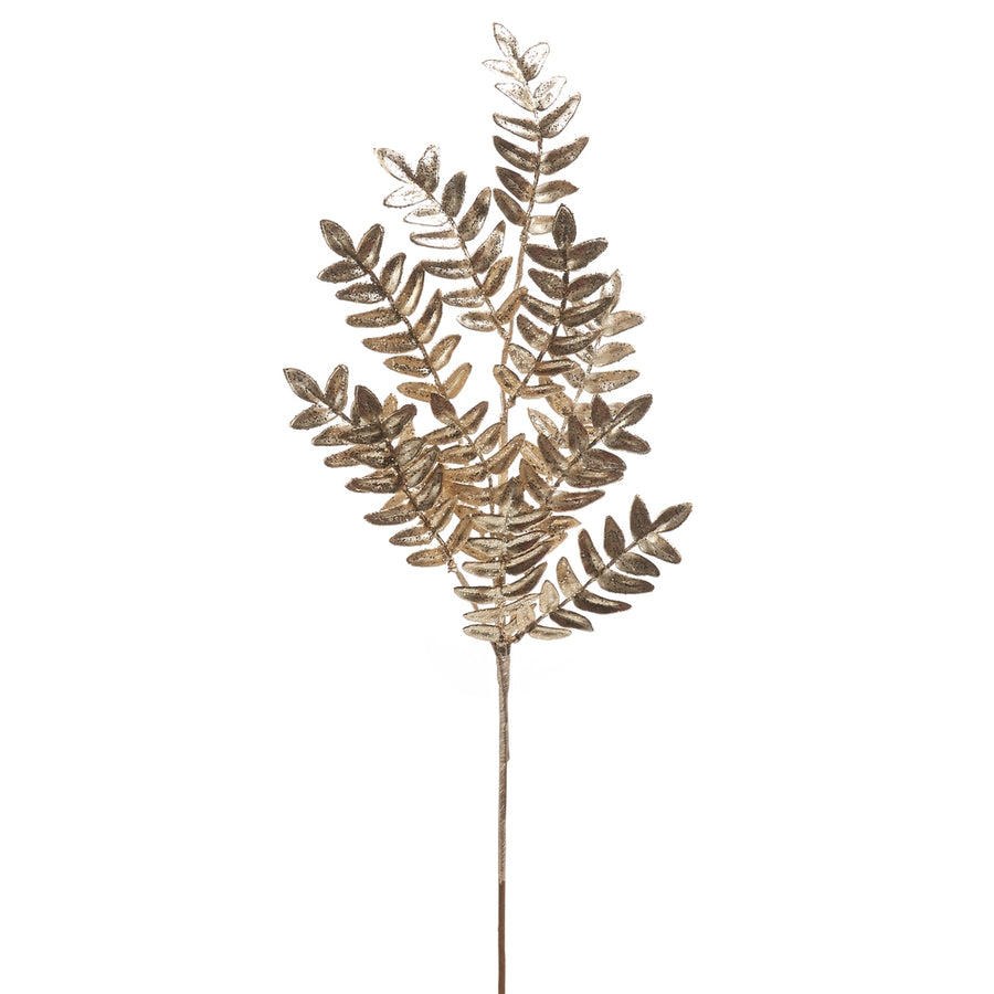Gold Fern Leaf Spray