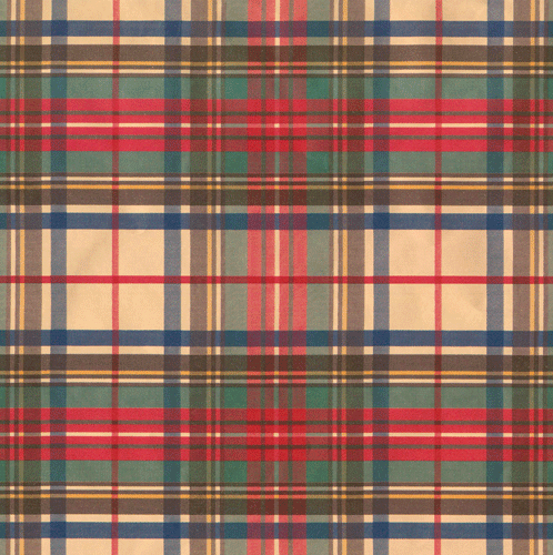 Dress Stewart Tartan Gold Foil Roll Gift Wrap