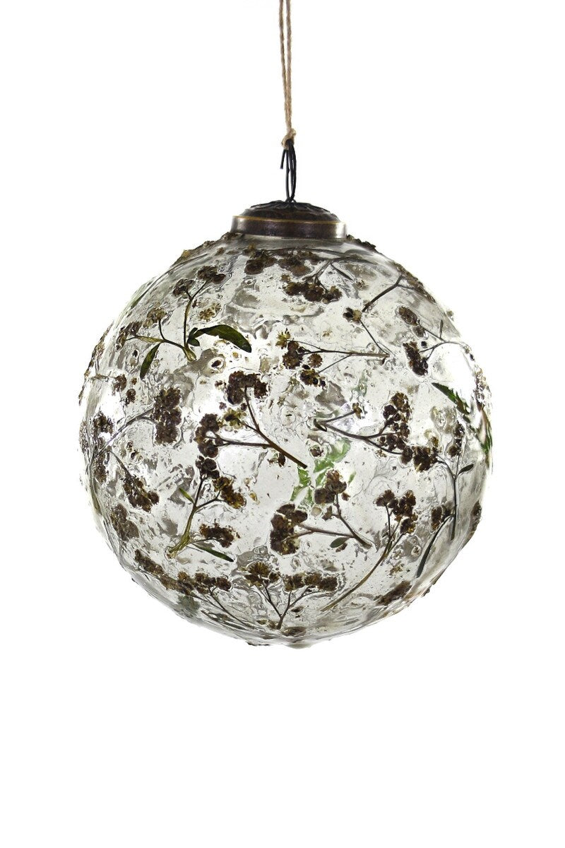 Frozen Botanical Bauble Ornament