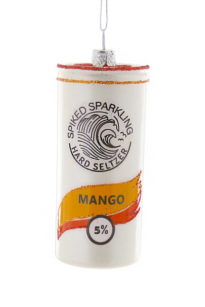 Spiked Seltzer-Mango Ornament