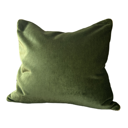 Green Mohair Pillow