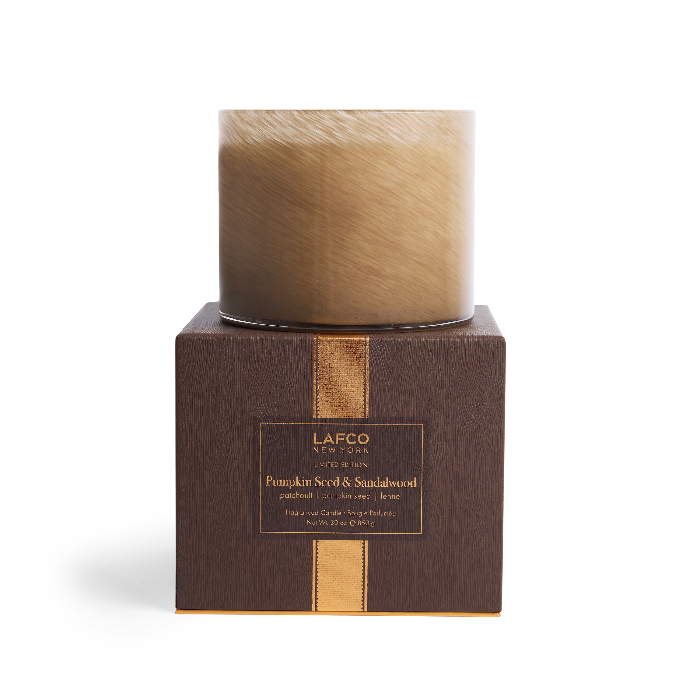 Pumpkin Seed and Sandalwood Candle/LAFCO