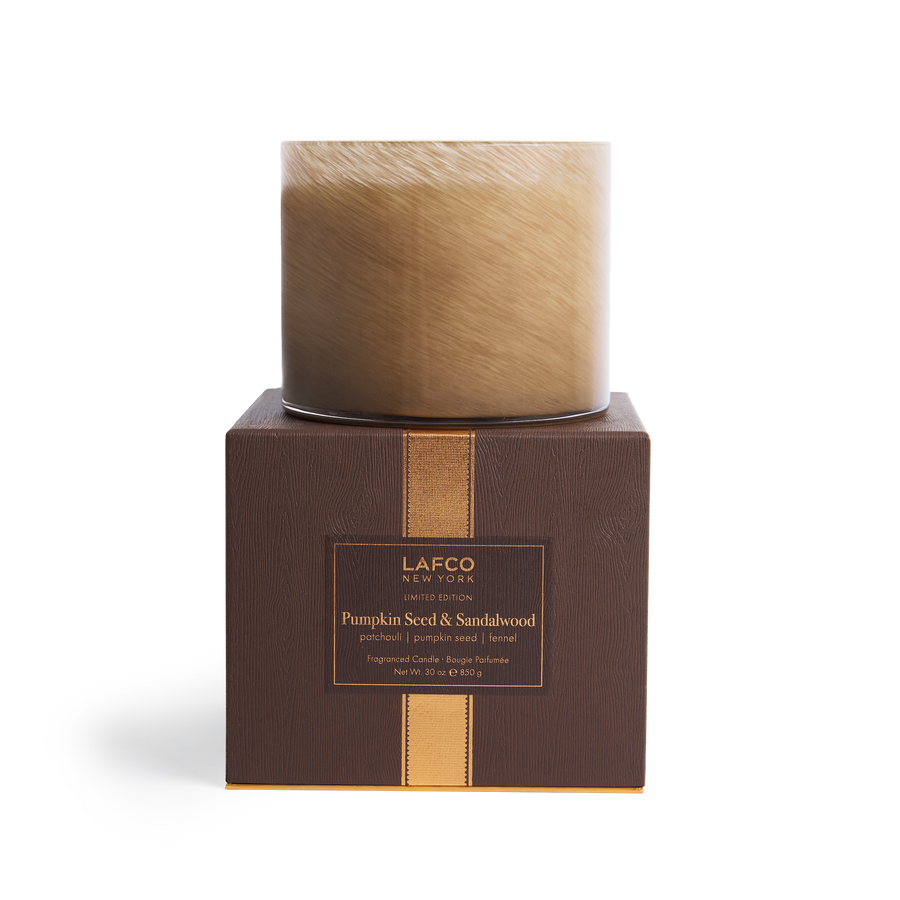 Pumpkin Seed and Sandalwood Candle/LAFCO