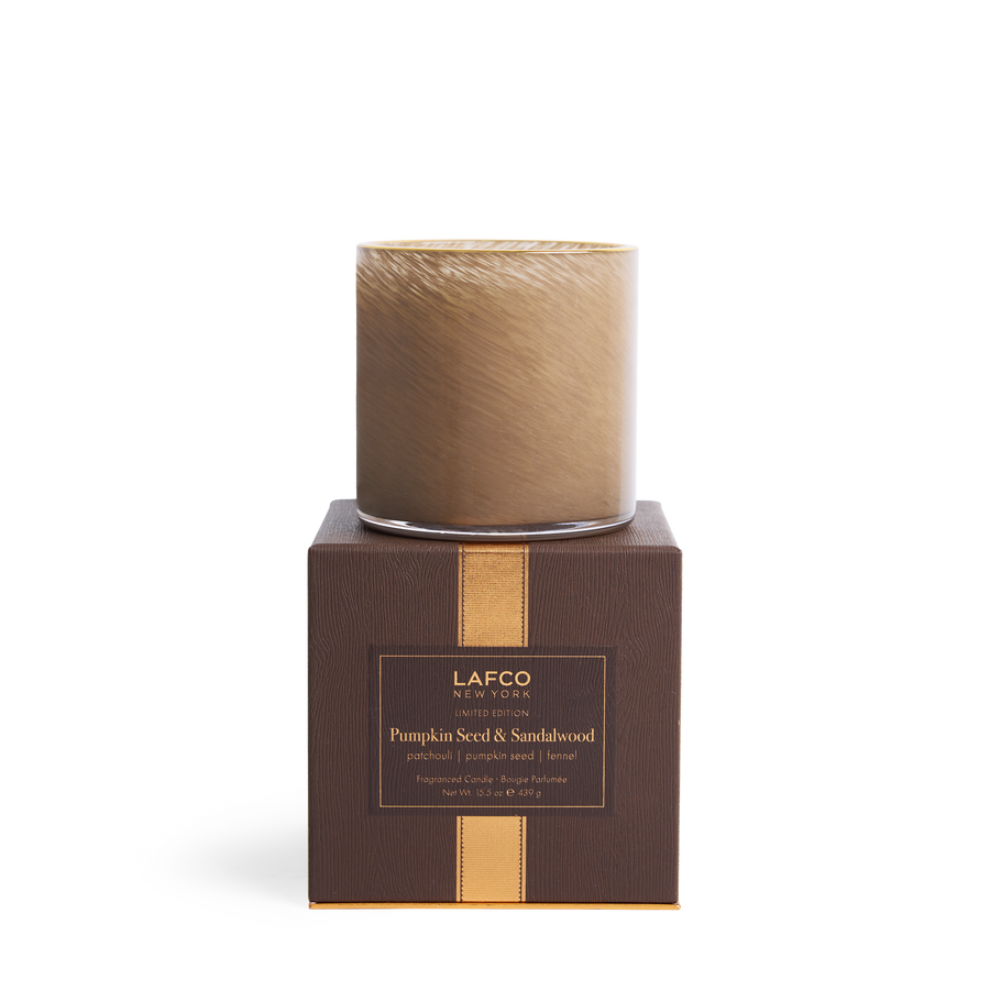 Pumpkin Seed and Sandalwood Candle/LAFCO