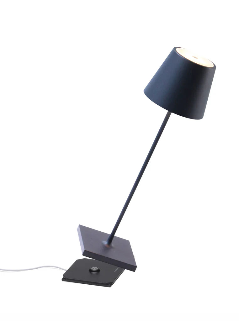 Poldina 15" Indoor/Outdoor Rechargeable Dimmable Table Lamp