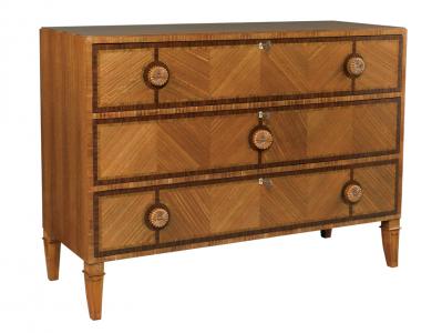 Exotic Three Drawer Chest