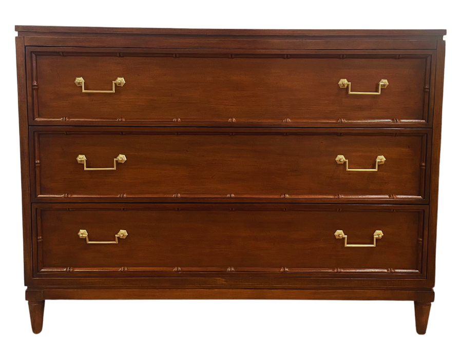 Chaddock 3 Drawer Chest with Bamboo Trim