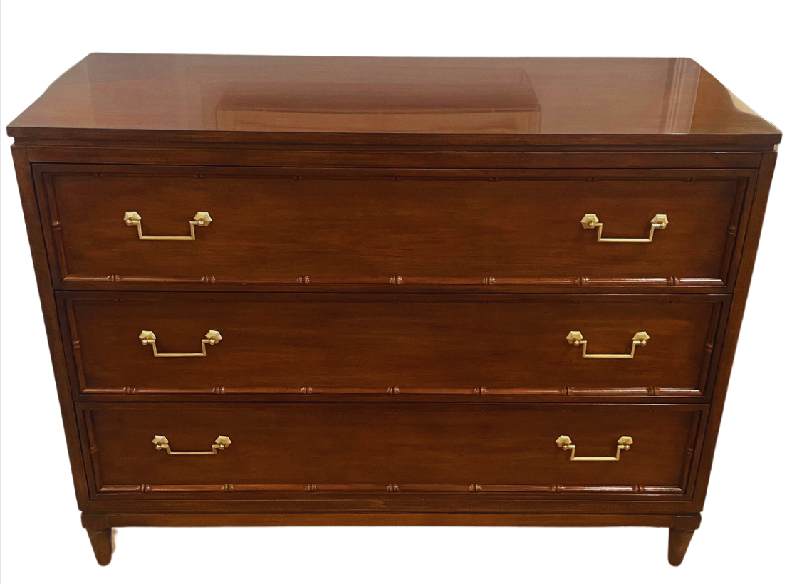 Chaddock 3 Drawer Chest with Bamboo Trim