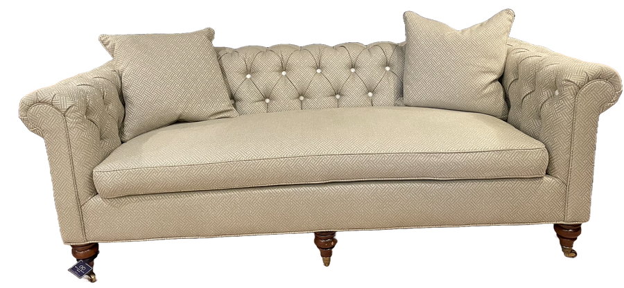 Upholstered Tufted Sofa