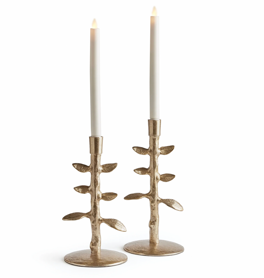 Brier Taper Holders, Set of 2