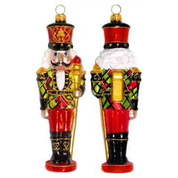 Tartan Plaid Nutcracker Ornament