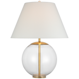 Morton Large Table Lamp in Clear Glass